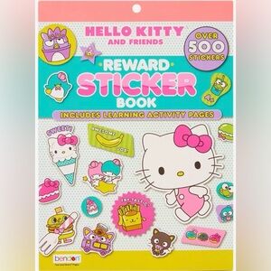 Hello Kitty Pink & Teal Reward Sticker Book